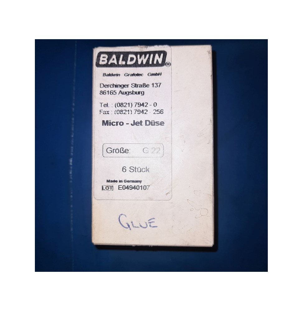 BALDWIN MICRO JET NOZZLE G22