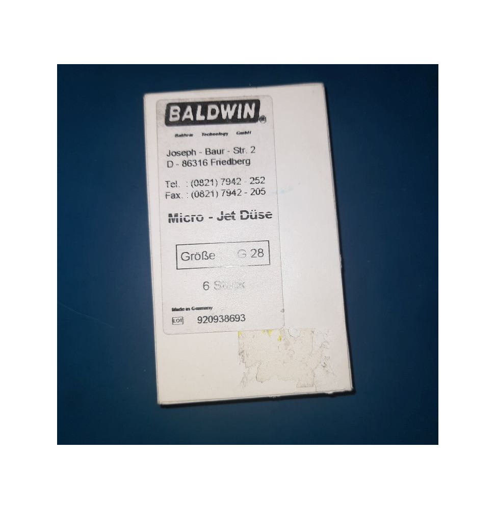 BALDWIN MICRO JET NOZZLE/G2211401/G28